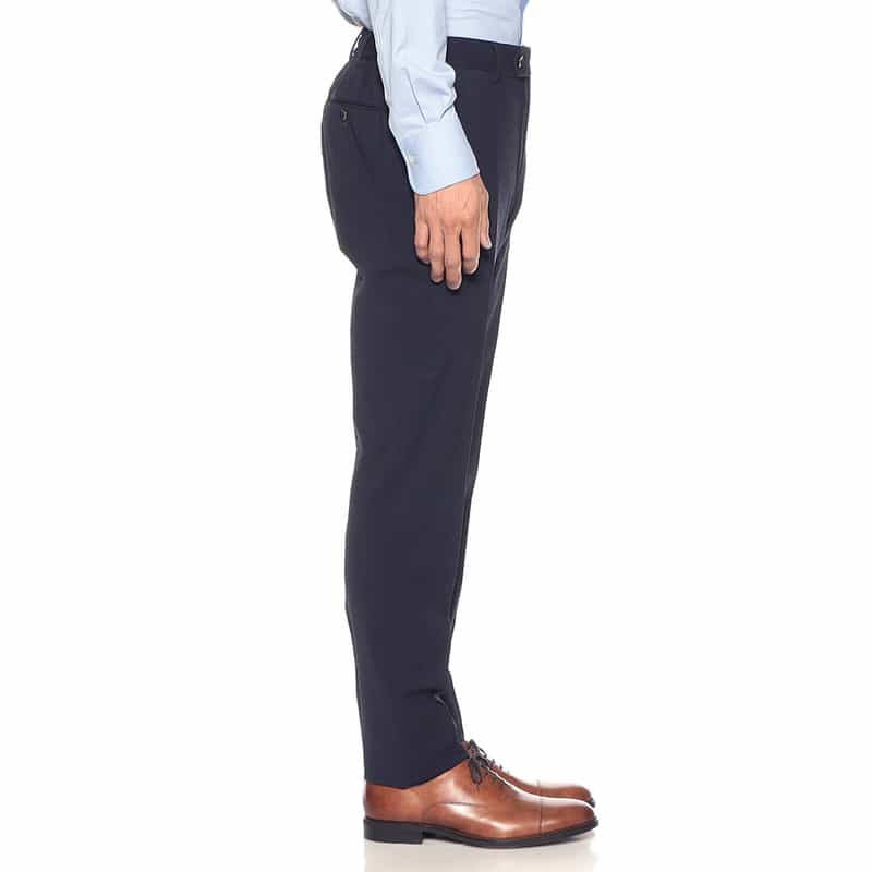 PT TORINO ドローストリングシアサッカーパンツ "SLIM JOGGER" NAVY