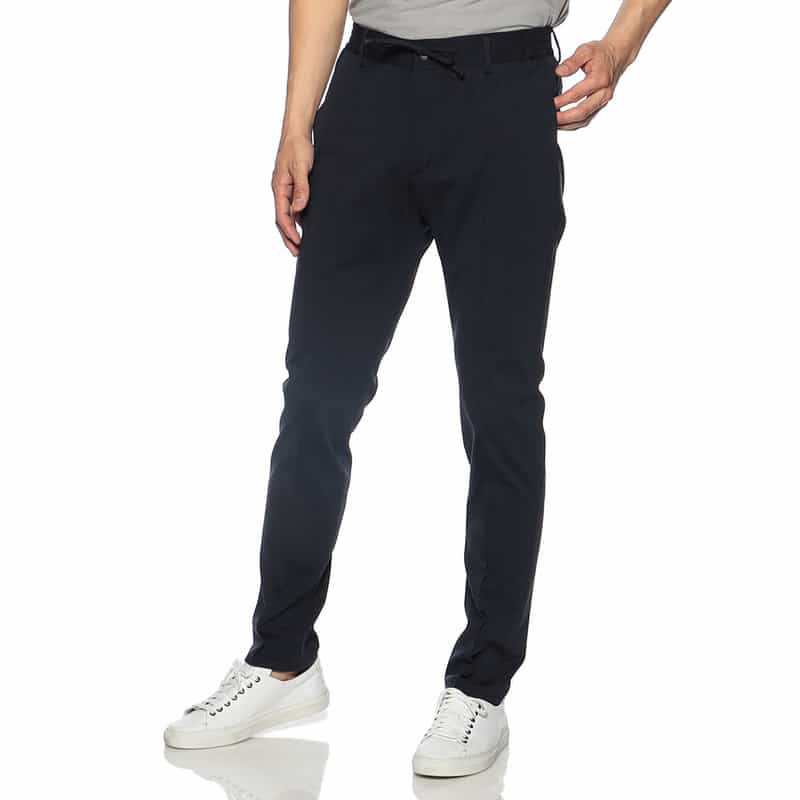 GIABSARCHIVIO GIABSARCHIVIO＜ジャブスアルキヴィオ＞ウォッシャブルジャージーパンツ "MASACCIO" NAVY