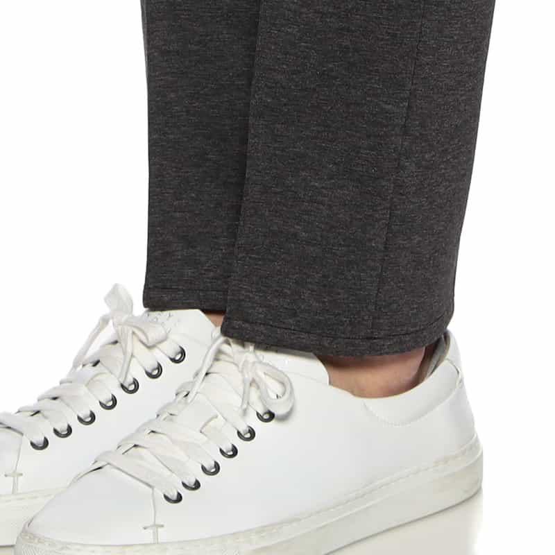 GIABSARCHIVIO GIABSARCHIVIO＜ジャブスアルキヴィオ＞ウォッシャブルジャージーパンツ "MASACCIO" DARK GRAY