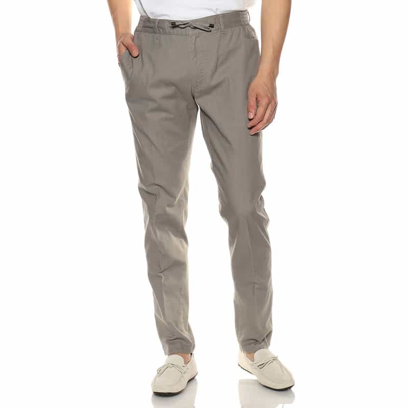 GIABSARCHIVIO ストレッチパンツ "MASACCIO" GRAY BEIGE