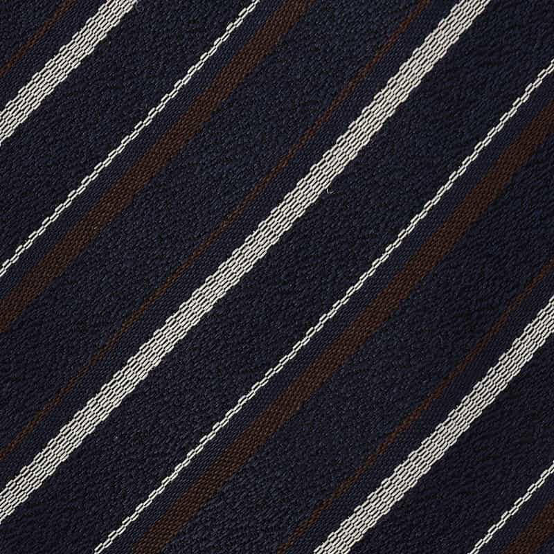 ALTEA ストライプ柄タイ NAVY