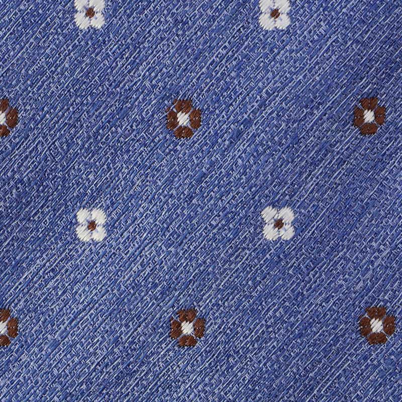 ALTEA 小花柄タイ BLUE