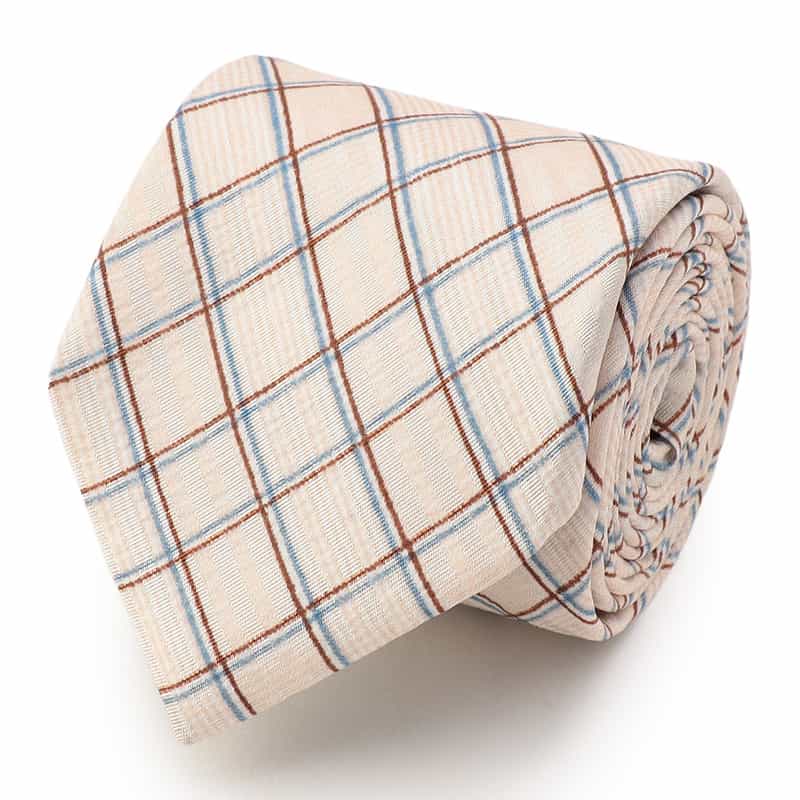 ALTEA チェック柄タイ BEIGE