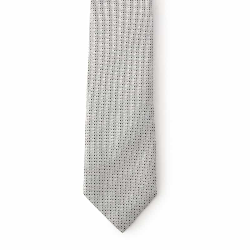 ALTEA ドット柄タイ SILVER