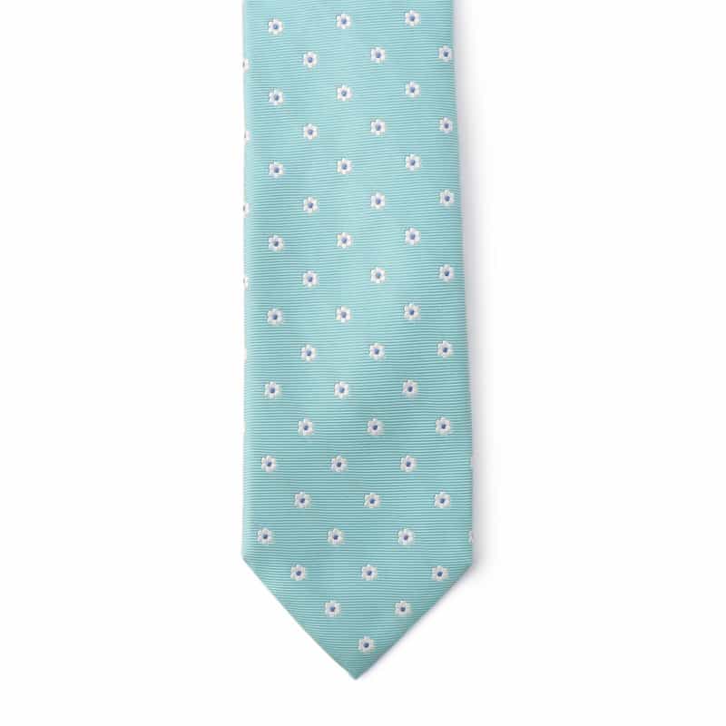 ALTEA 小花柄タイ LIGHT GREEN