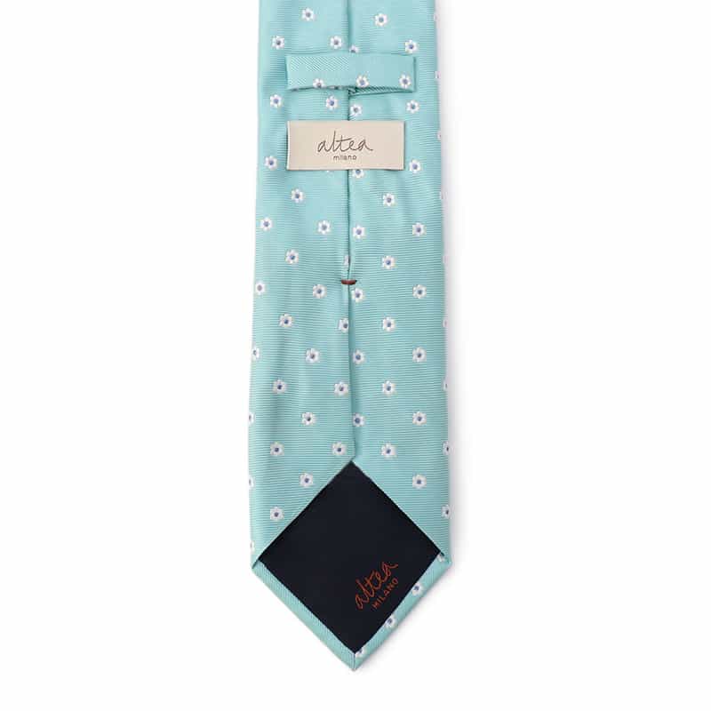 ALTEA 小花柄タイ LIGHT GREEN