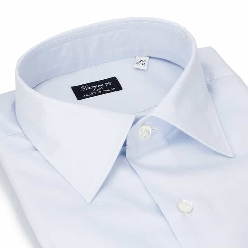 FINAMORE ドレスシャツ "MILANO" LIGHT BLUE