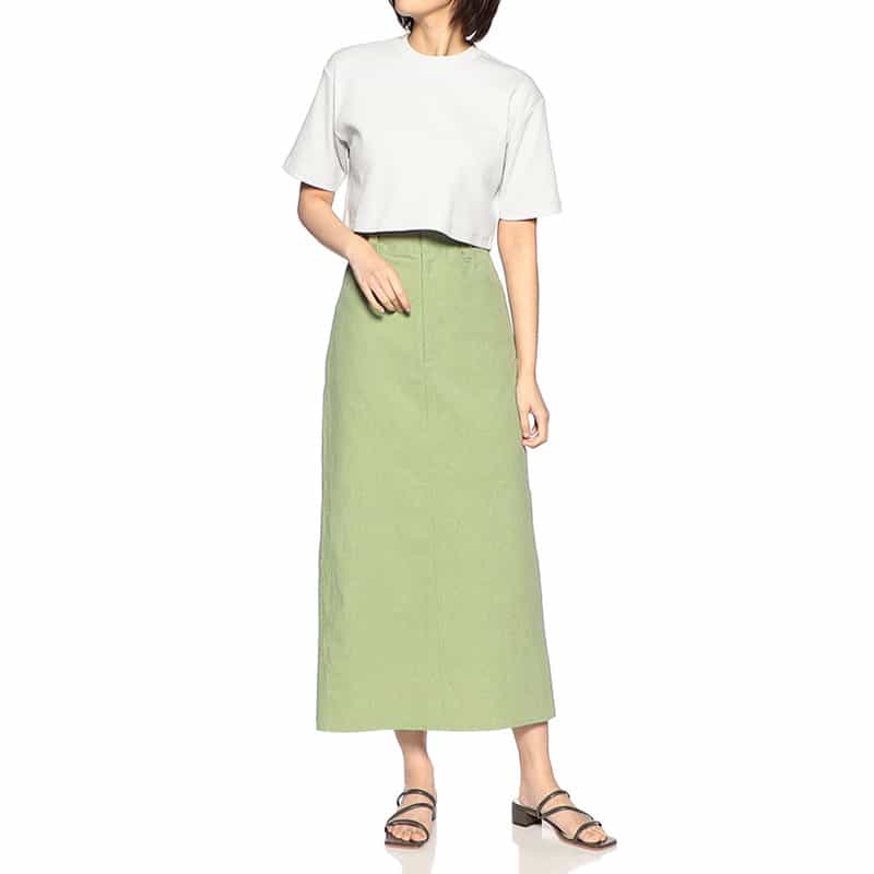 OFF-WHITE クロップド ロゴTシャツ LIGHT BLUE