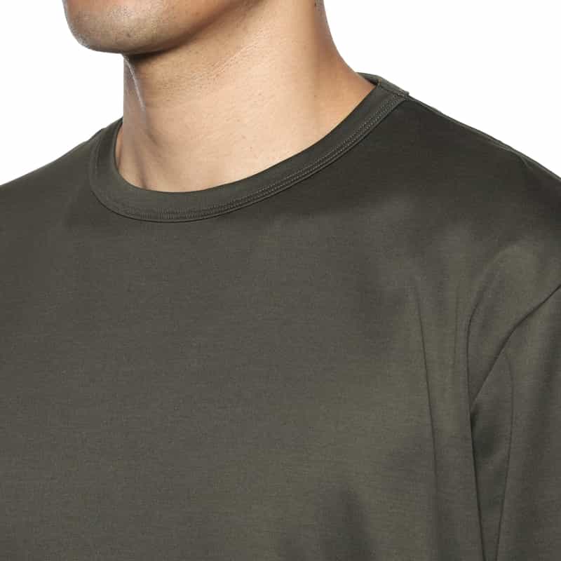 BARNEYS NEW YORK ロングスリーブカットソー（アルビニ社製コットン使用） KHAKI