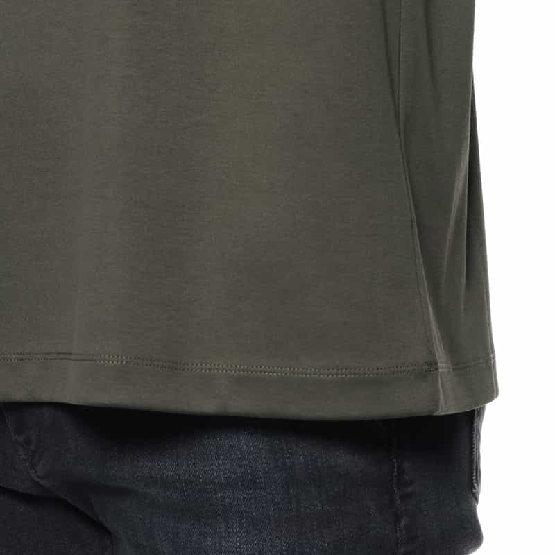 BARNEYS NEW YORK ロングスリーブカットソー（アルビニ社製コットン使用） KHAKI