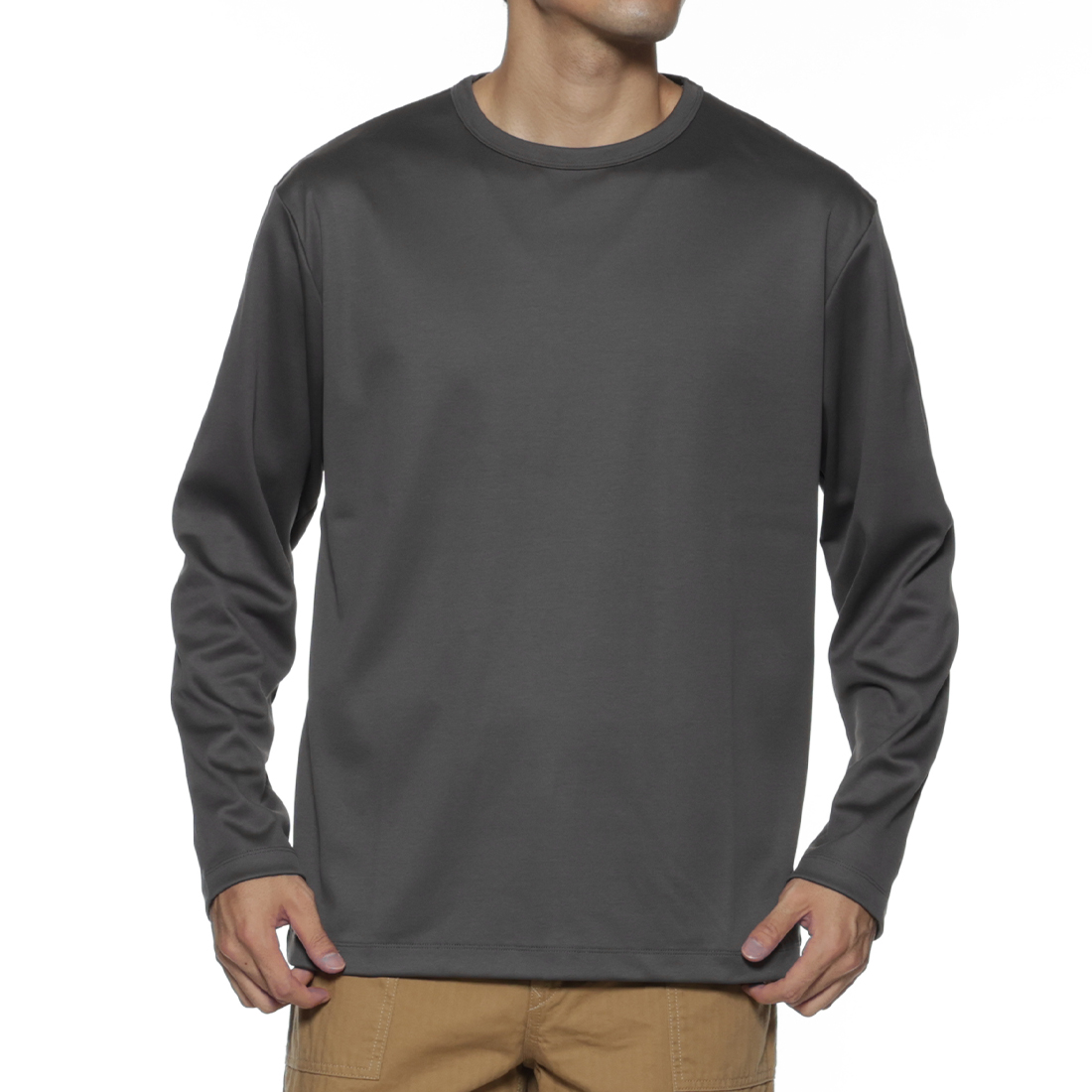 ロングスリーブカットソー（アルビニ社製コットン使用）