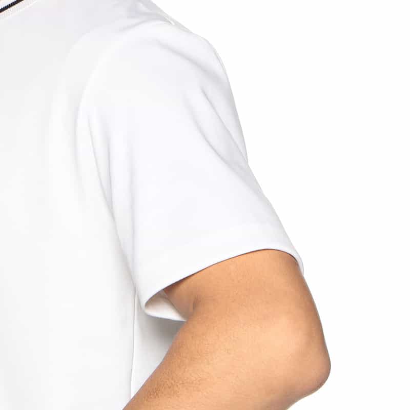 BARNEYS NEW YORK クルーネックラインニットTシャツ WHITE