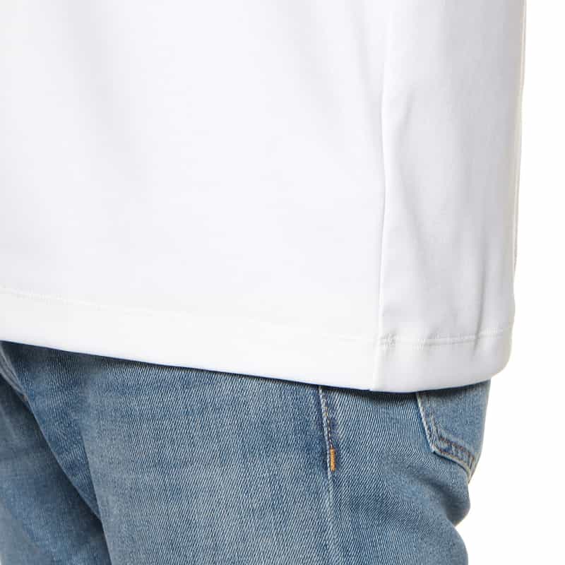 BARNEYS NEW YORK クルーネックラインニットTシャツ WHITE