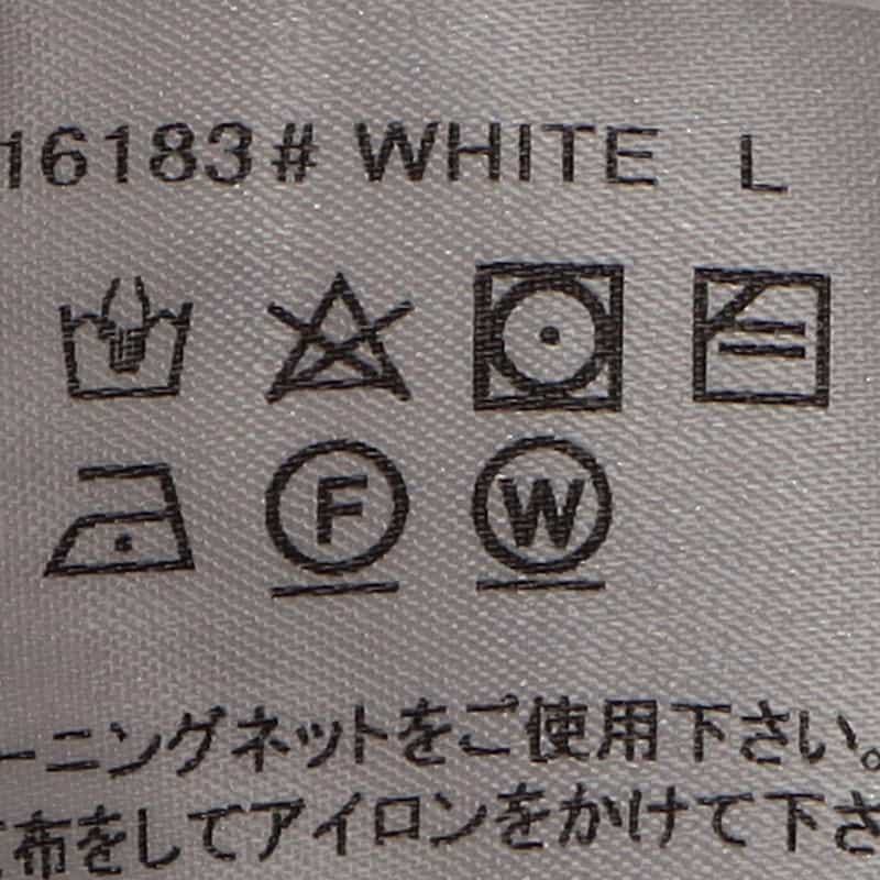 BARNEYS NEW YORK クルーネックラインニットTシャツ WHITE