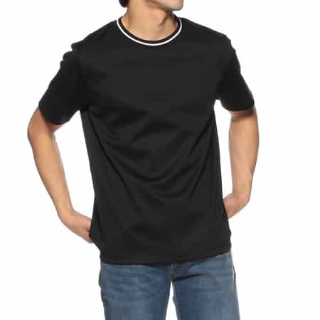 クルーネックラインニットTシャツ