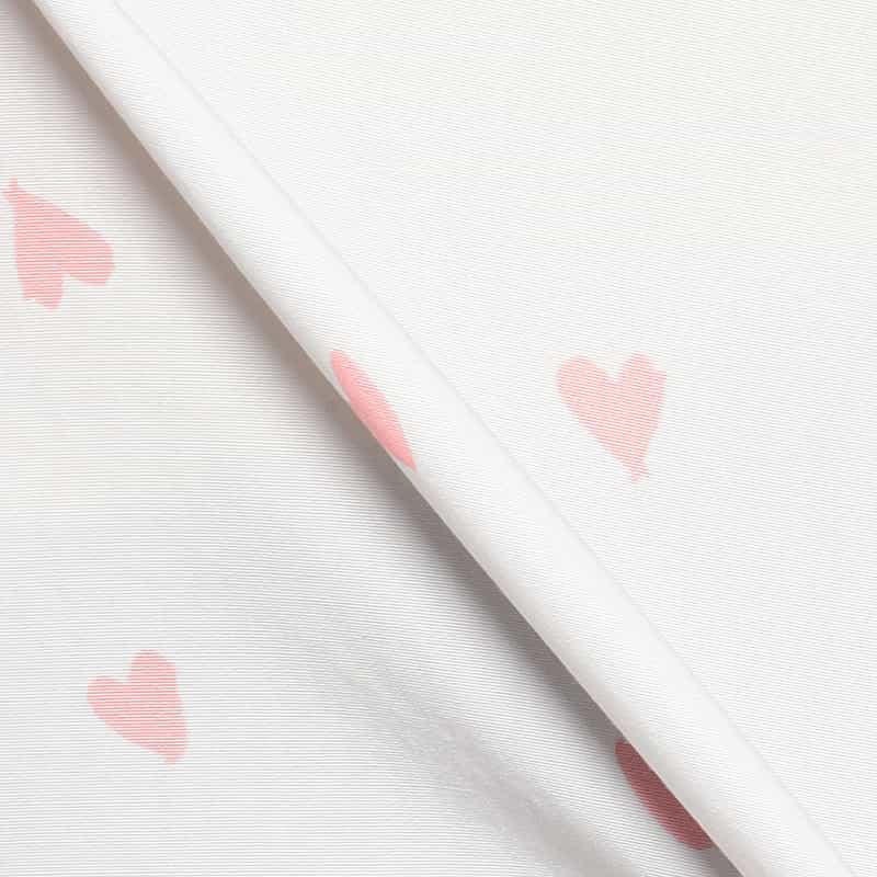 FRANK&EILEEN ハート柄シャツ “FINBAR" WHITE