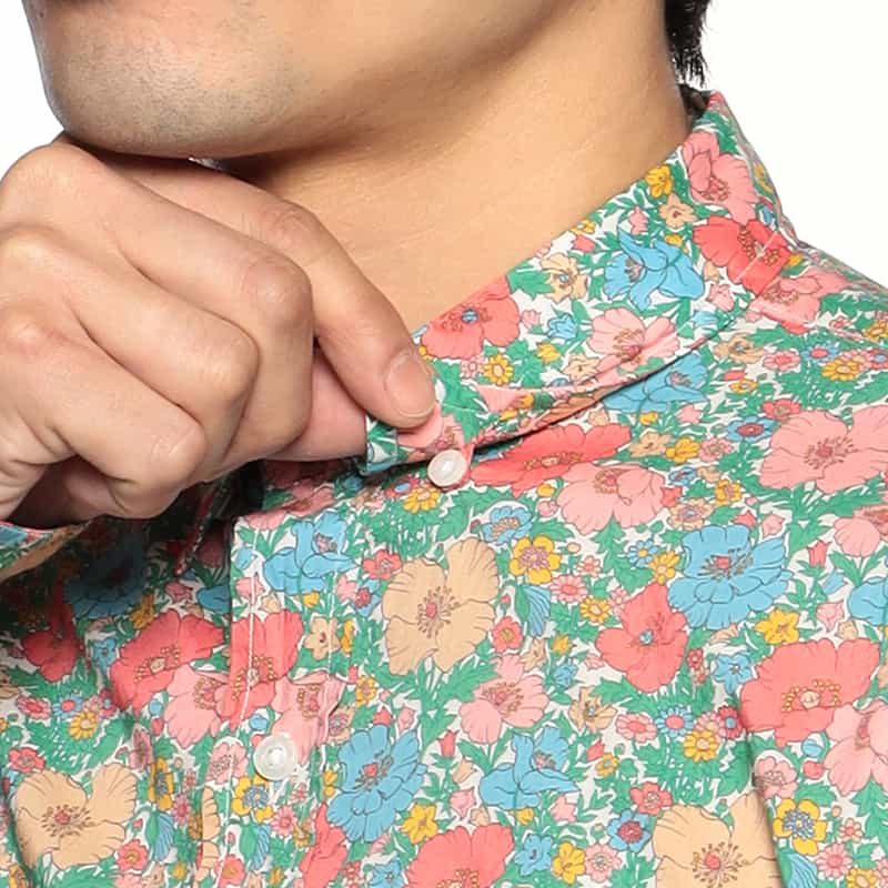 FRANK&EILEEN フラワー柄シャツ “FINBAR" MULTI COLOR