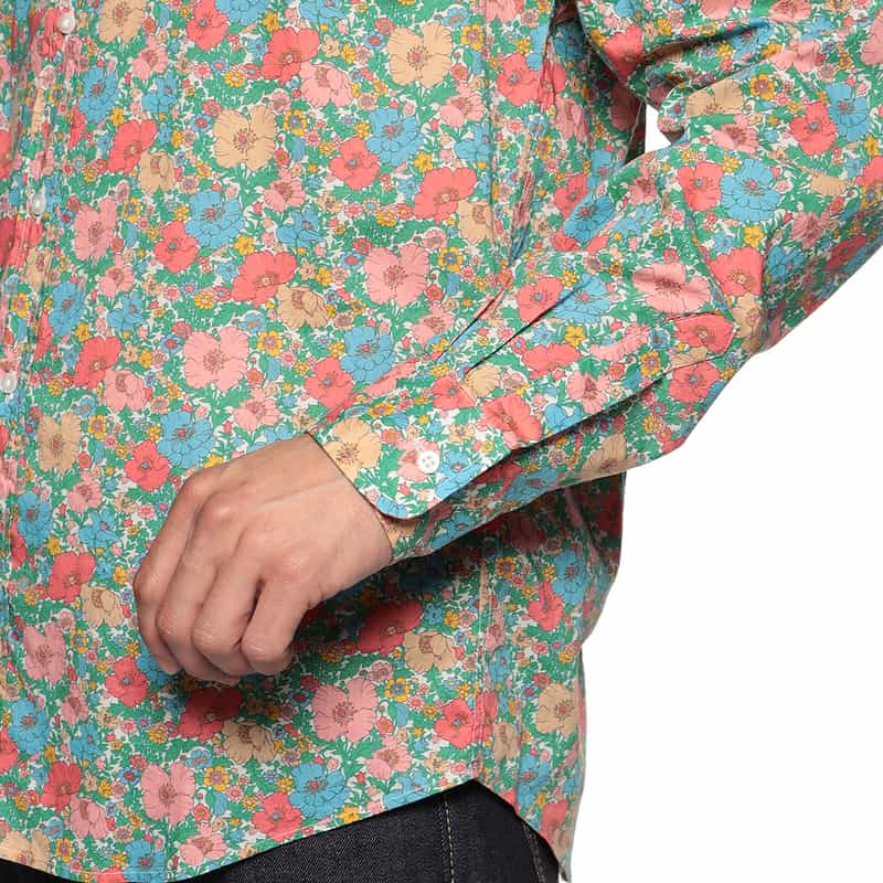 FRANK&EILEEN フラワー柄シャツ “FINBAR" MULTI COLOR