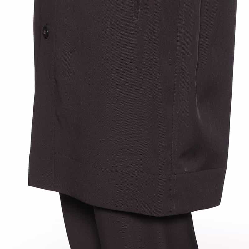 OVERCOAT ドロップショルダーコート DARK BROWN