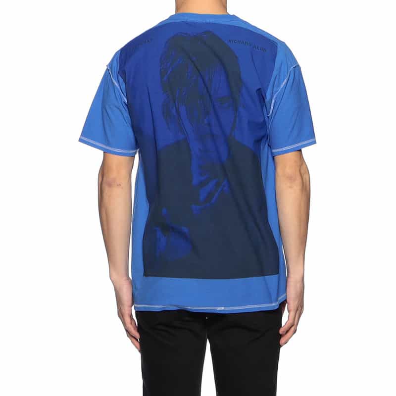 OVERCOAT バックプリントTシャツ BLUE