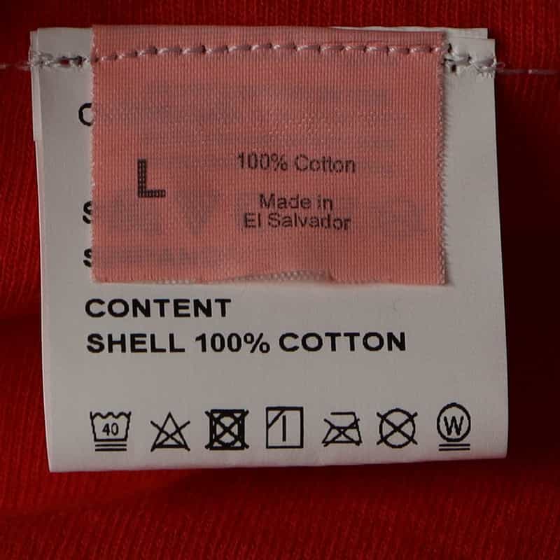 OVERCOAT バックプリントTシャツ RED
