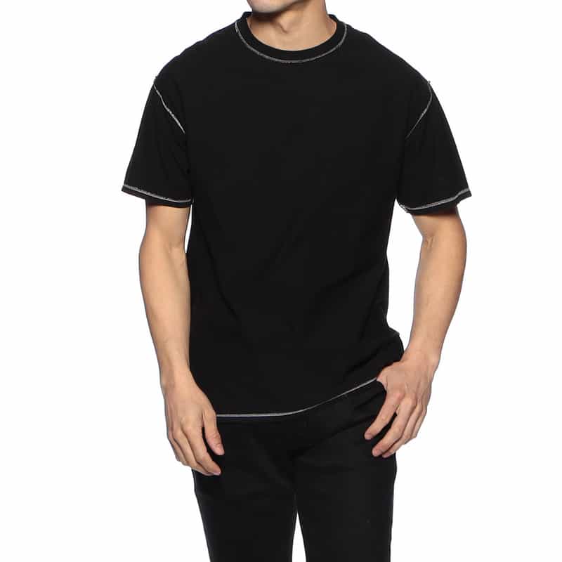 OVERCOAT バックプリントTシャツ BLACK