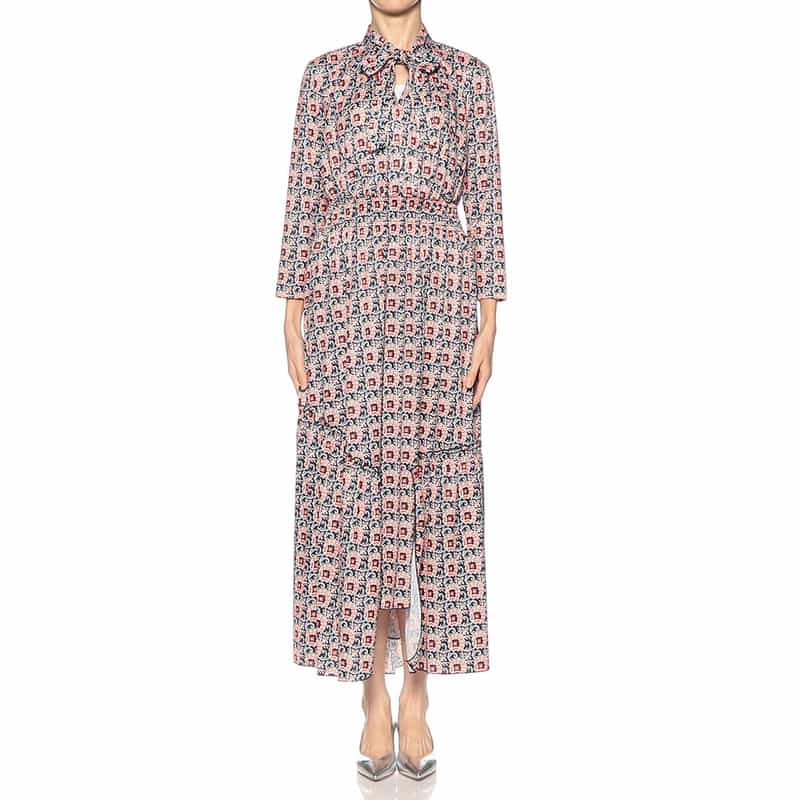 CORCOVADO ボウタイロングドレス ORANGE