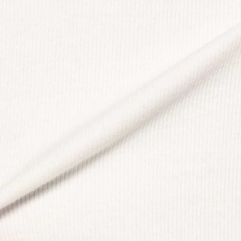 BARNEYS NEW YORK ウォッシャブル バックオープン リブ カットソー(ふろしき付き) WHITE