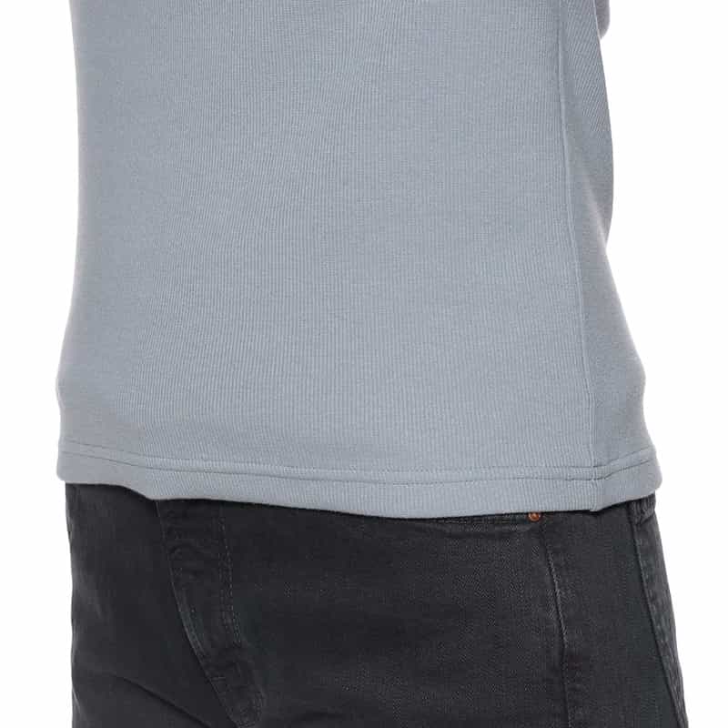 BARNEYS NEW YORK ウォッシャブル バックオープン リブ カットソー(ふろしき付き) LIGHT BLUE