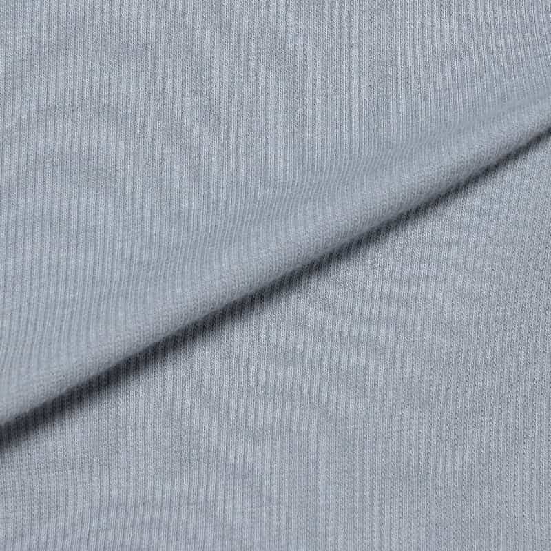 BARNEYS NEW YORK ウォッシャブル バックオープン リブ カットソー(ふろしき付き) LIGHT BLUE