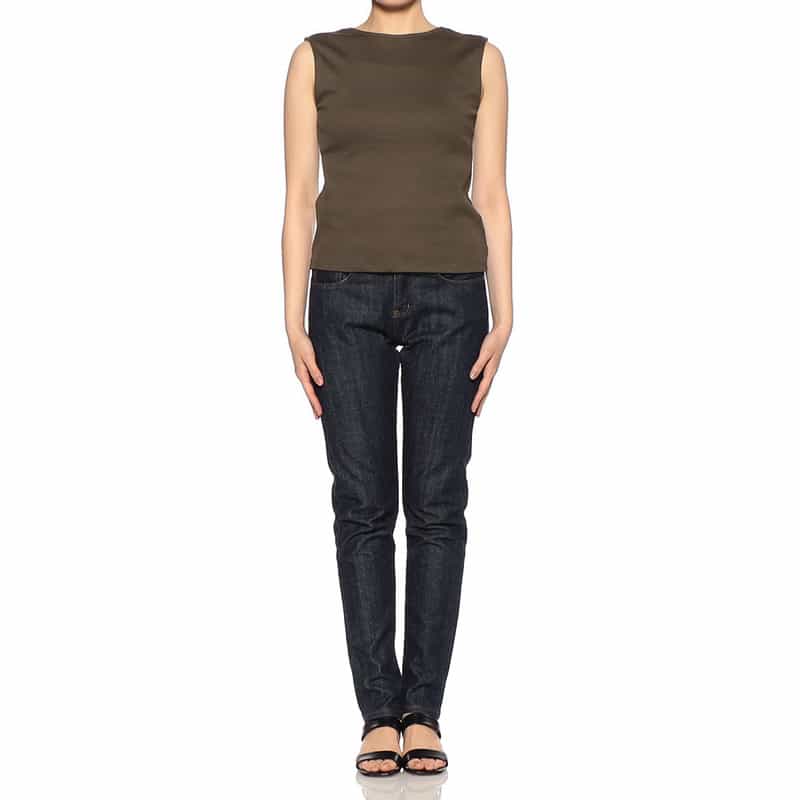 BARNEYS NEW YORK ウォッシャブル バッグオープンカットソー(ふろしき付き) KHAKI