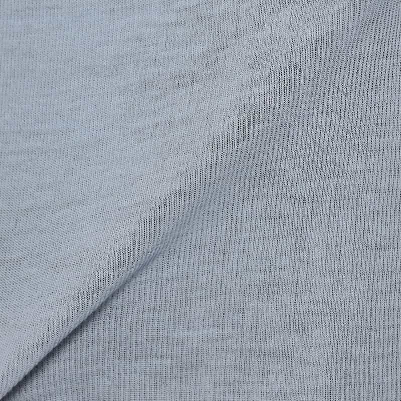 BARNEYS NEW YORK ウォッシャブル ロングスリーブシアーカットソー(ふろしき付き) LIGHT BLUE