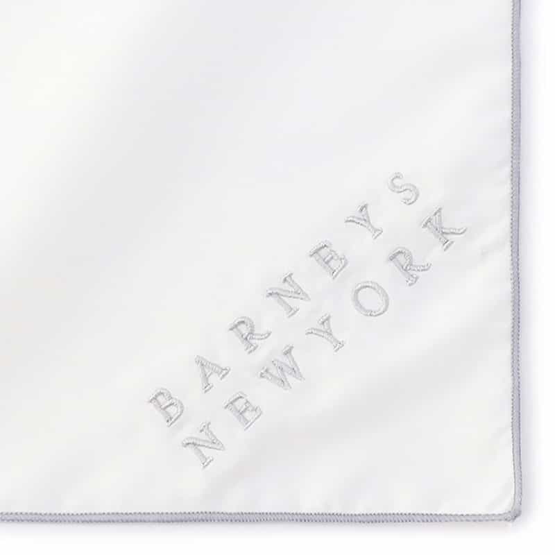 BARNEYS NEW YORK ウォッシャブル ロングスリーブシアーカットソー(ふろしき付き) LIGHT BLUE