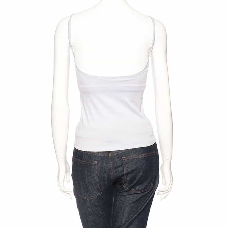 BARNEYS NEW YORK ウォッシャブル バックオープンパッドキャミソール(ふろしき付き) LIGHT GRAY