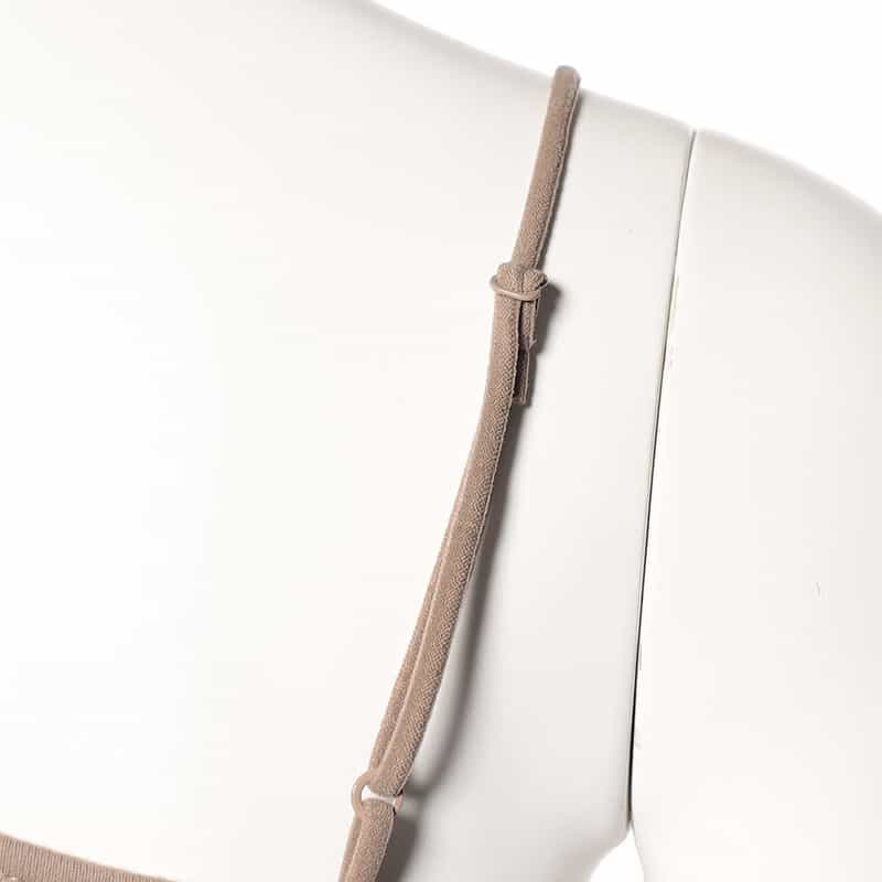 BARNEYS NEW YORK ウォッシャブル ワンショルダーパットタンクトップ(ふろしき付き) CAMEL