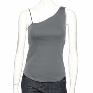 ウォッシャブル ワンショルダーパットタンクトップ(ふろしき付き)