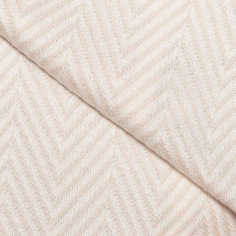 T-JACKET バーニーズ ニューヨーク限定ヘリンボーン柄ジャージージャケット "TOKYO" BEIGE
