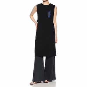 コットン スリーブレスカットソー