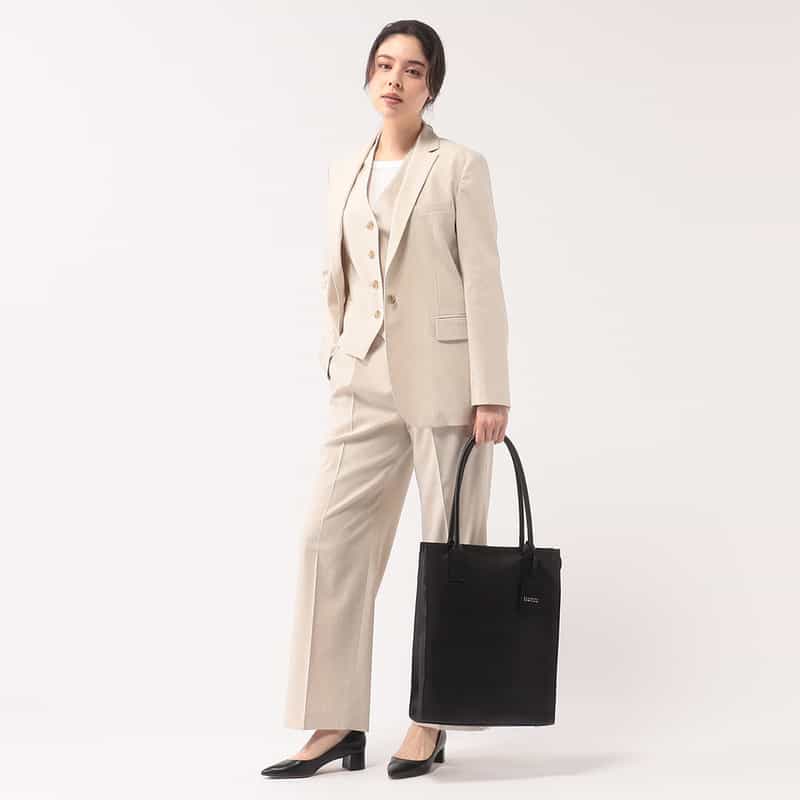 BARNEYS NEW YORK セットアップ ボックステーラードジャケット BEIGE