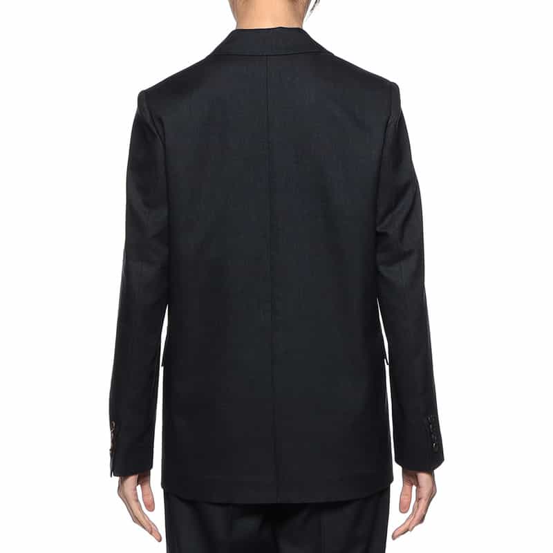 BARNEYS NEW YORK セットアップ ボックステーラードジャケット NAVY