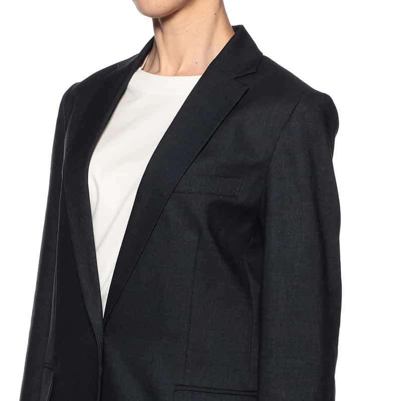 BARNEYS NEW YORK セットアップ ボックステーラードジャケット NAVY