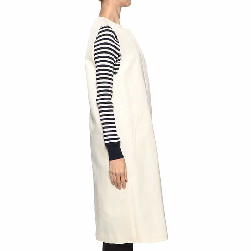 BARNEYS NEW YORK ロングジレ IVORY