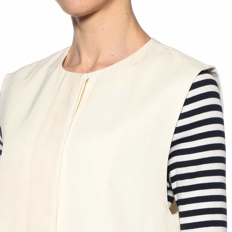 BARNEYS NEW YORK ロングジレ IVORY