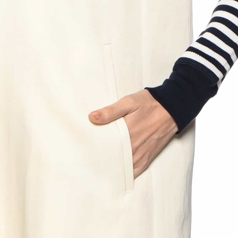 BARNEYS NEW YORK ロングジレ IVORY