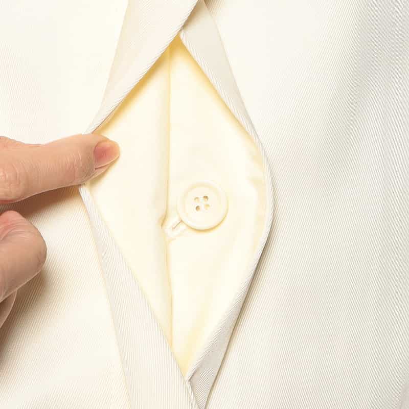 BARNEYS NEW YORK ロングジレ IVORY