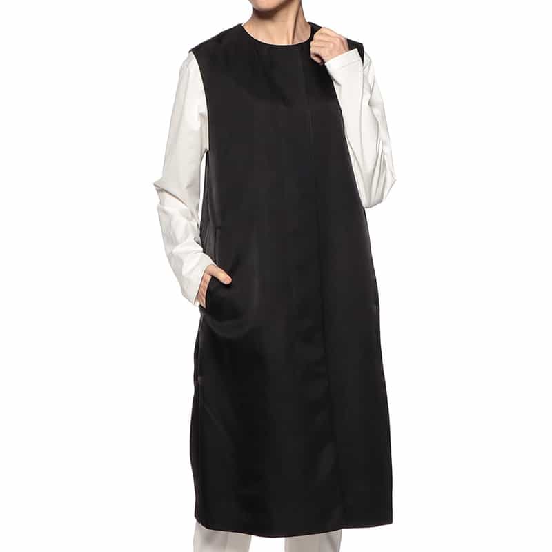 BARNEYS NEW YORK ロングジレ BLACK