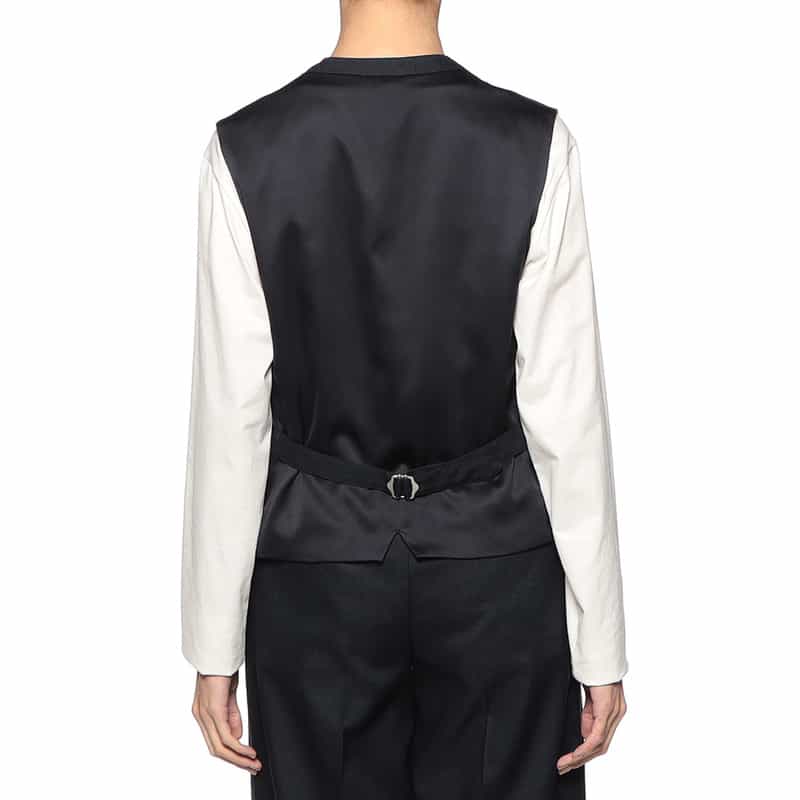 BARNEYS NEW YORK セットアップ ショートベスト NAVY