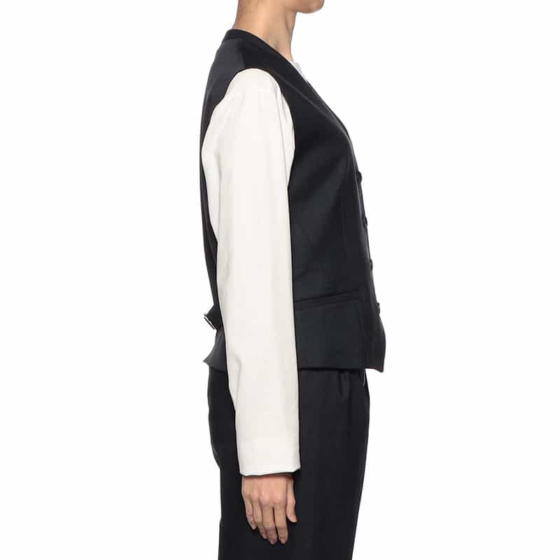 BARNEYS NEW YORK セットアップ ショートベスト NAVY