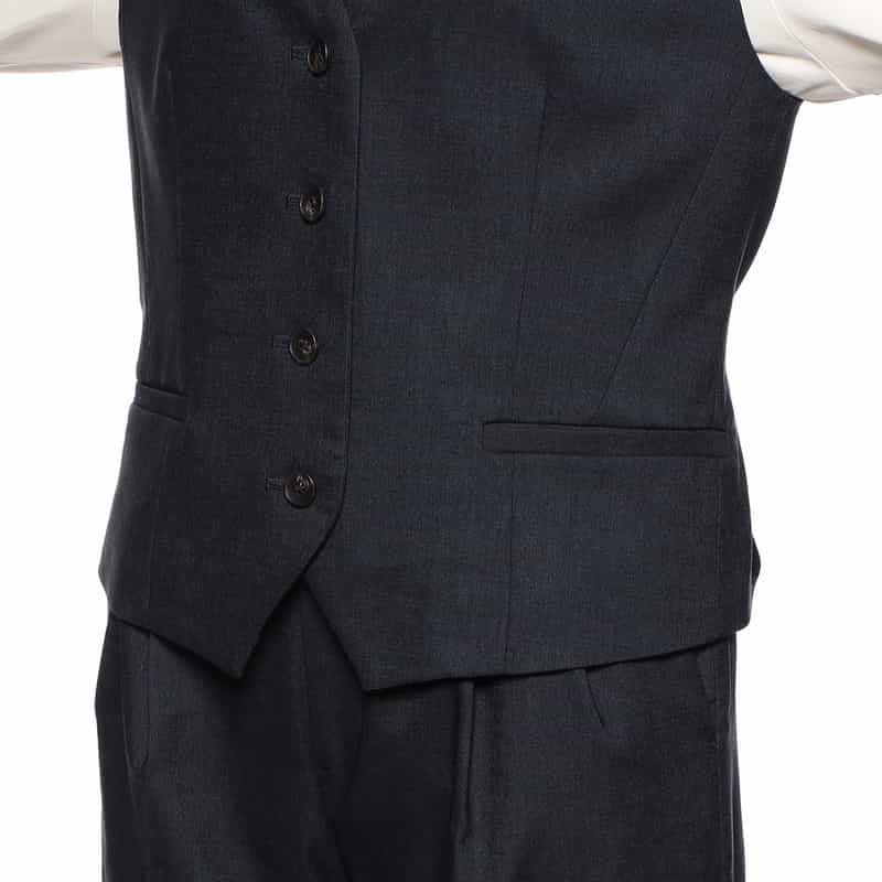 BARNEYS NEW YORK セットアップ ショートベスト NAVY