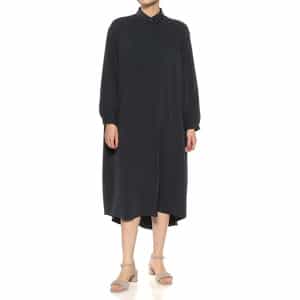 ウォッシャブル ロングスリーブシャツドレス